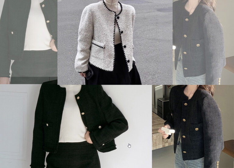 트위드 자켓 제대로 고르기: 210에디트 ZF1JK510와 BLACK K7 두 가지의 현실 비교