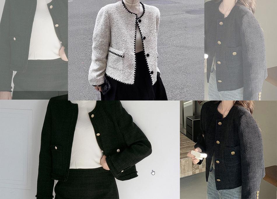 트위드 자켓 제대로 고르기: 210에디트 ZF1JK510와 BLACK K7 두 가지의 현실 비교